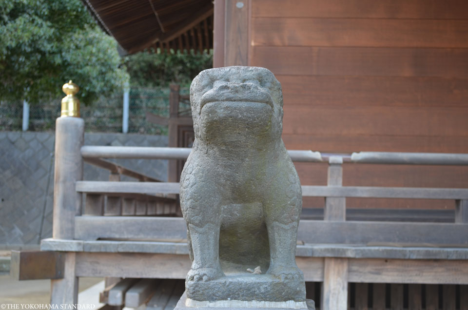 杉田八幡神社の狛犬1-THE YOKOHAMA STANDARD